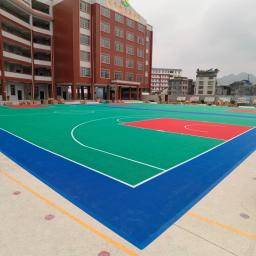 Beable elevar o seu jogo com o nosso profissional-grau de bloqueio quadra de basquete piso ao ar livre multi esportes - Image 1