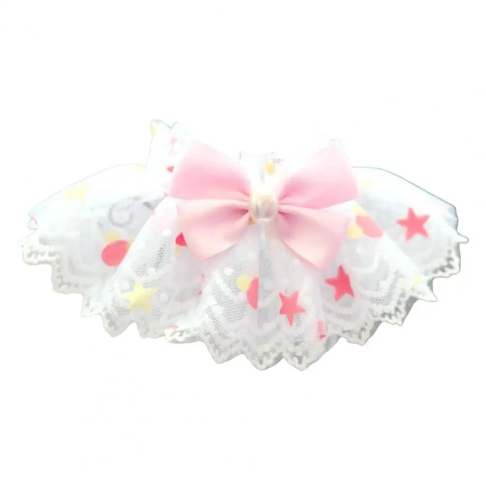 Pet Collar Bib Bow Collar Lenço de laço, Decoração colar bonito, Cat Supplies - Image 1