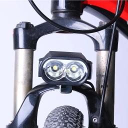 36v 48v 60v chifre luz scooter elétrico e-bike farol led elementos de ciclismo bicicleta externa luz - Image 2