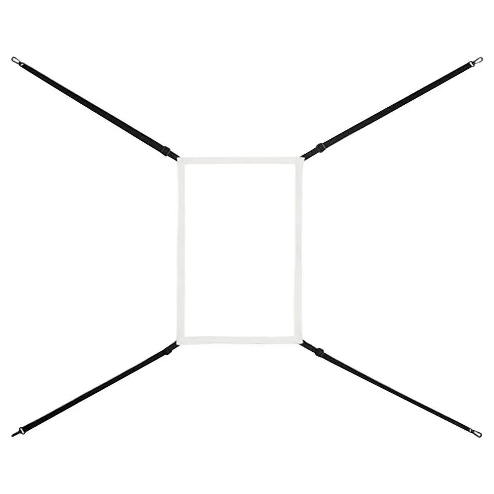 Ajudante de Treinamento para Arremesso de Softball Prática para Melhorar a Precisão do Rebate Alvo da Zona de Strike de Beisebol para Uso Interno e Externo Estrutura Ajustável - Image 1