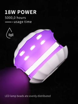 Mini prego lâmpada manicure ferramentas cabine uv led unha gel polonês máquina uv luz para unhas onda de secagem profissional prego-fazer secador - Image 4