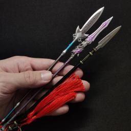 Os Três Reinos Metal Modelos de Armas Fria, Espada e Ornamentos, Coleção de Armas Chinesas Antigas, Presente Namorado - Image 5