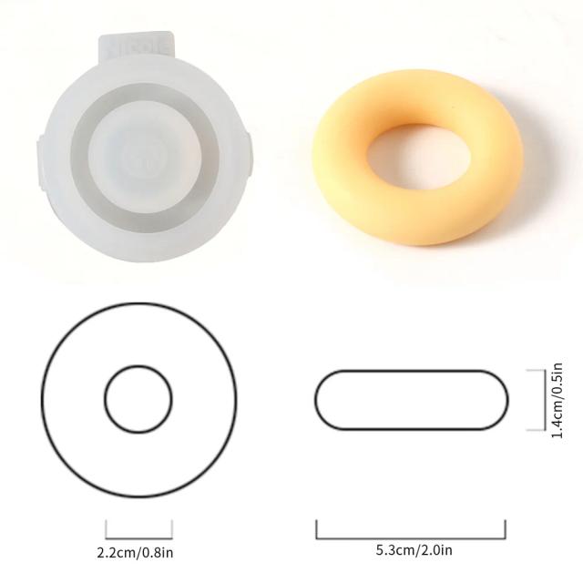 Boowan Nicole Molde de Vela de Silicone Empilhável para Velas Cônicas de 2.2cm
