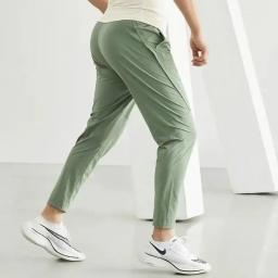 Calças esportivas leves e finas, secagem rápida, para correr, correr, verão - Image 4