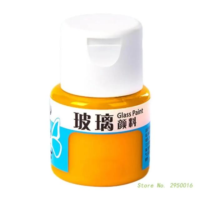 Tinta Acrílica Transparente para Criar Artes em Vidro - 20ml para Copos, Janelas e Mais