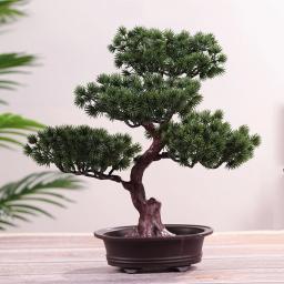 Pinheiro artificial em vaso de planta, DIY Home Simulation, Bonsai decorativo, Escritório - Image 1