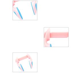 1 caixa nariz clip adultos unisex natação nariz dispositivo nariz proteção acessórios da piscina de silicone macio para mergulho natação (rosy) - Image 6