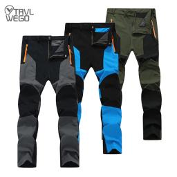 Trvlwego calças masculinas para caminhada, acampamento, resistente ao desgaste, secagem rápida, anti-uv, à prova d'água, elástica 5xl, escalada, trekking, verão - Image 1