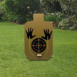 Aço carbono Silhueta Alvo para Tiro Treinamento, Objetivo portátil, Tiro - Image 2