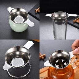Aço inoxidável malha fina chá infusers bule kungfu chá folha filtro spice difusor acessórios de utensílios de cozinha - Image 6