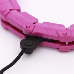 Aros ajustáveis destacáveis do esporte, aros da massagem, exercício fino abdominal da cintura, equipamento da aptidão, Gym, treinamento home, perda de peso - Image 4