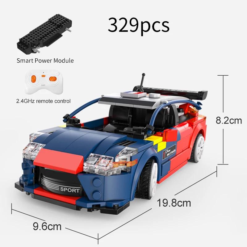 Cada-Blocos de Construção de Controle Remoto para Meninos, Brinquedos de Tijolo, Tijolos, Super Esportes, Citroen WRC, Veículo Campeão, Cidade, 2008 - Image 1