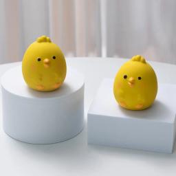 Mastigação de borracha brinquedo para cães Pet Squeaky Brinquedos, Frango bonito, Limpando os dentes, Mastigar brinquedo para cães, Sonda resistente à mordida, Pet Supplies - Image 5