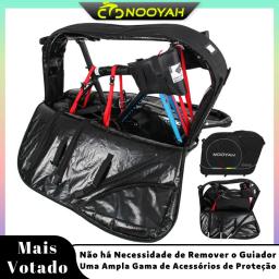 NOOYAH Bolsa de Viagem para Bicicleta, Bolsa de Transporte para Bicicleta de Estrada, para Voos Aéreos, Sem Necessidade de Viajar no Guidão, Caixa de Acessórios de Bicicleta - Image 1