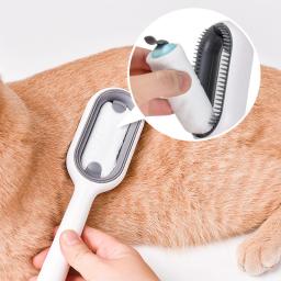 Escovas de remoção de pêlos dupla face para gato e cachorro, Pet Grooming Comb com toalhetes, Kitten Brush, Acessórios - Image 1