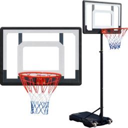 Suporte de basquete móvel para crianças e adultos, profissional, argola ajustável para esportes ao ar livre, cesta de aros - Image 1