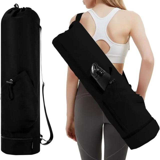 Bolsa para Tapete de Yoga Poliéster Algodão 78x19cm
