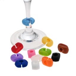 Silicone Wine Cup Marking Tag, Marcadores de vidro, Wine Drinking Cup, Identificação Cálice, Bar Party, Casamento, Decoração da Cozinha, 12Pcs - Image 6