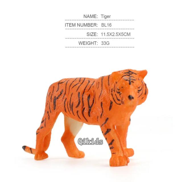 Colecionáveis de Animais Selvagens: Brinquedos de Jardim Zoológico para Crianças com Tigres, Leões, Elefantes, Girafas e Rinocerontes
