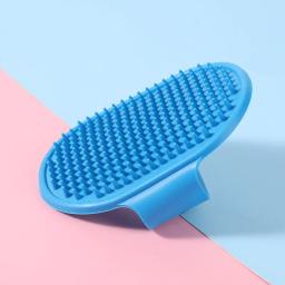 Escova de banho para animais de estimação, silicone, massagem para esfregar cães, remover pêlos flutuantes, luvas de banho para limpeza de gatos, suprimentos para lavagem de animais de estimação - Image 6