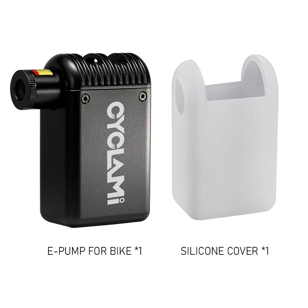 CYCLAMI-Pequeno Mini portátil E-bomba para a bicicleta, Inflator ar sem fio, Presta Schrader Válvula Bomba, Ciclismo MTB Acessórios - Image 1