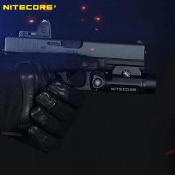 NITECORE NPL30 Tactical Universal Arma Luz XP-G3 1200LM LED Lanterna Militar Tiro Caça com GR123A Bateria - Image 6