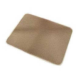 Dupla camada EVA Pet Litter Mat, Filtro de caixa Pet Litter, Cat Scratch Mat, Suprimentos cinza, 45x60cm - Image 3