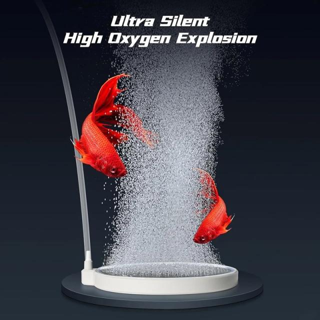 Pedra de Ar para Aquário com Bubbler de Peixe Airstone Nano - Aerador de Oxigênio para Tanque de Peixes (1 Unidade)