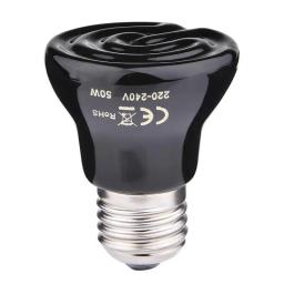 FarInfrared lâmpada de aquecimento para répteis, caixa cerâmica, aquecedor, aquecedor, lâmpada de calor, Brooder, tartaruga, aranha, 25W, 50W, 75W, 100W, E27 - Image 1