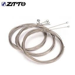 Ztto fio de freio de mudança interna de bicicleta de aço inoxidável mtb mudança de bicicleta de estrada revestimento de zinco dentro da linha de cabo 2100mm desviador de mudança - Image 1