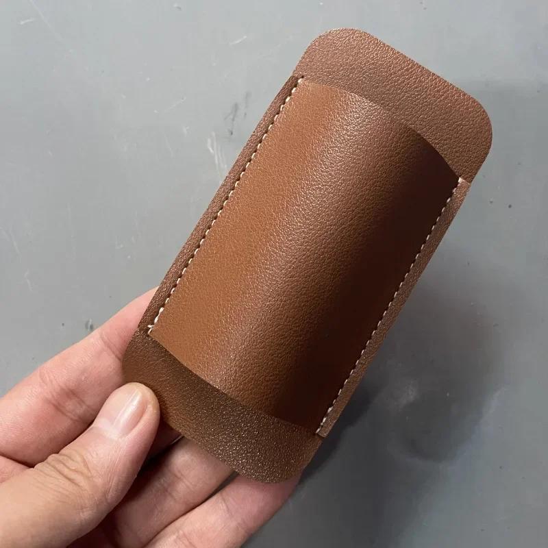 Swayboo-Couro Folding Militar Faca Bainha, Outdoor Camping Sobrevivência, Armazenamento Ferramenta, Casa DIY Acessórios, EDC, 5" - Image 1