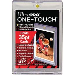 Titular do cartão padrão magnético, suprimentos de coleção de cartões comerciais esportivos, Ultra Pro One Touch, cabe até 35 cartões Pt, 6 - Image 1