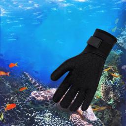 Luvas de mergulho térmico de neoprene, antiderrapante, luvas flexíveis de surf, 3mm, adequadas para caça submarina, natação, rafting, caiaque, remo - Image 1