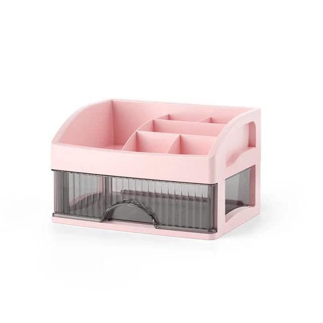 Organizador de Cosméticos de Mesa Multi-Camadas com Grande Capacidade para Jóias e Exibição de Produtos