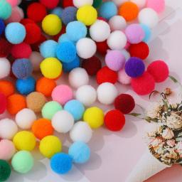 400/200/100 peças poms de cores misturadas artesanato pom pom bolas pompons coloridos para arte e artesanato fazendo decoração - Image 4