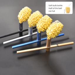 Engraçado tubo de bambu arma macio bola bombas brinquedos para dia das crianças alvo tiro dardo acessórios liga - Image 3