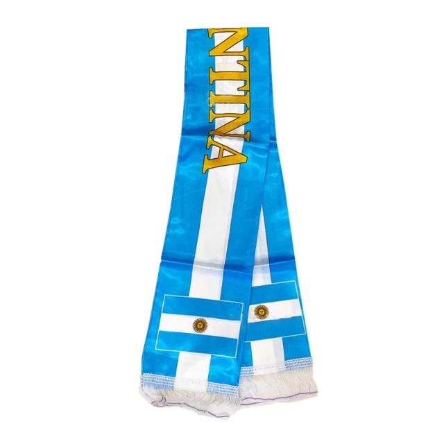 Cachecol Duplo Lado para Fãs de Futebol - Presente Perfeito para Crianças e Adultos, Ideal para Festas de Aniversário, Disponível em 15 Países, Medidas 5,11x48,18 cm