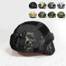 Camuflagem Tactical Hunting Capacete Capa, Pano para MICH2000, Paintball - Image 1