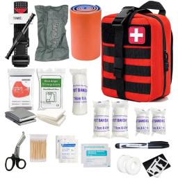 70 peças kit de primeiros socorros ifak com torniquete, kit médico emt ifak, mochila de sobrevivência de emergência, suprimentos de equipamentos de acampamento - Image 2