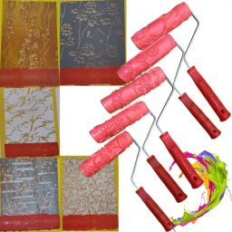 Rolo De Pintura De Grão De Madeira De Impressão De Pigmento, Ferramenta De Escova De Parede, Pintura De Padrão De Imitação, DIY Decoração De Casa - Image 2