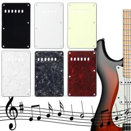 Capa De Cavidade De Guitarra Elétrica, Backplate De Plástico, Estilo Fechado, Leve, Elementos De Música Portátil, 6-Hole - Image 1