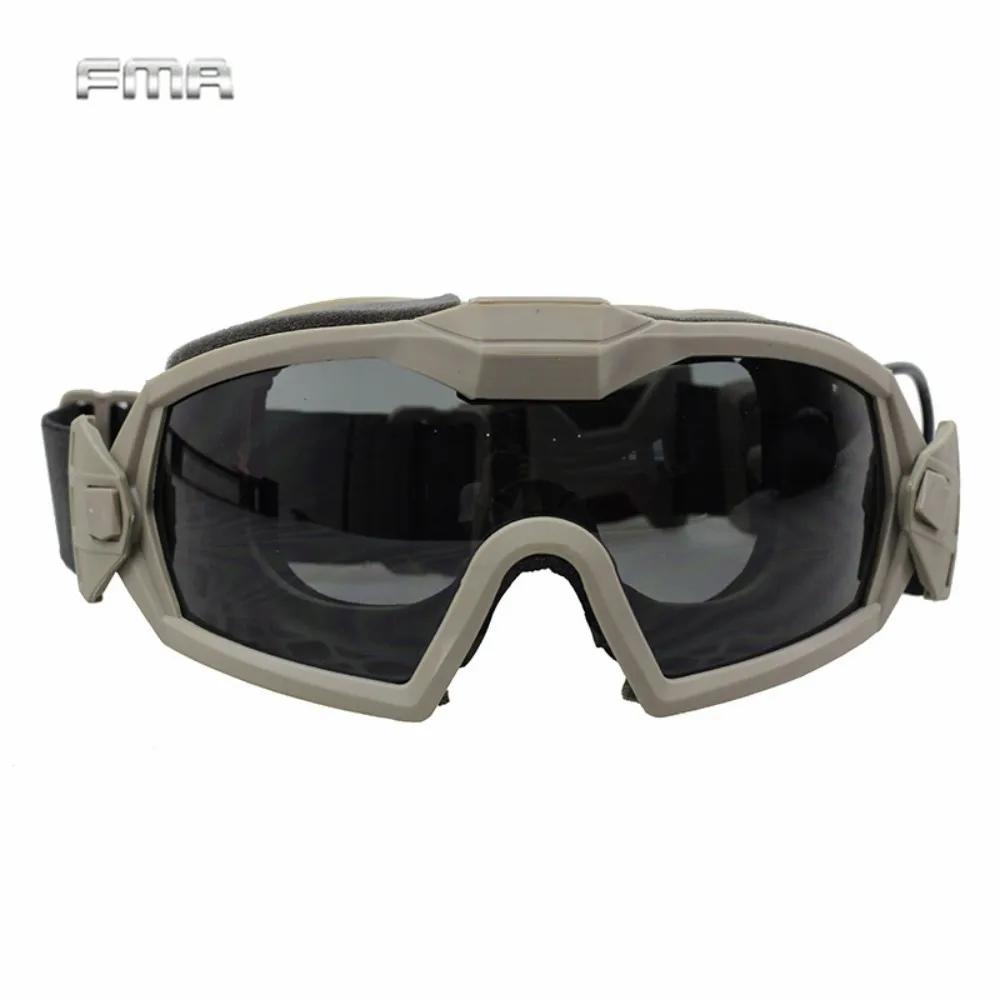 FMA-Óculos Táticos Anti-Fog, Proteção UV, Paintball Windproof, Airsoft, Tiro, Motocicleta, Óculos de Proteção CS - Image 1