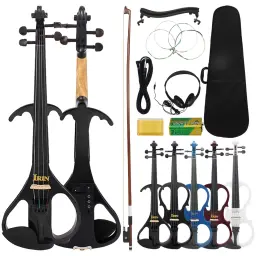 IRIN-Violino Elétrico Sólido Starter Kit, Instrumento de Cordas com Estojo, Arco, Cabo de Áudio, Cordas, Estudantes, Iniciantes, 4, 4 - Image 1