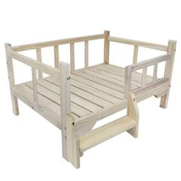 Cama destacável de madeira maciça, Canil para cães, Puppy Deeping Sleep Mat, Animais de estimação, Cat Beds for Small Dogs - Image 1