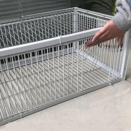 Meio dobrável galvanizado pombo pássaro armadilha gaiola selvagem pombo forma humana com a entrada de uma maneira que prende pombos pombos em gaiolas - Image 6