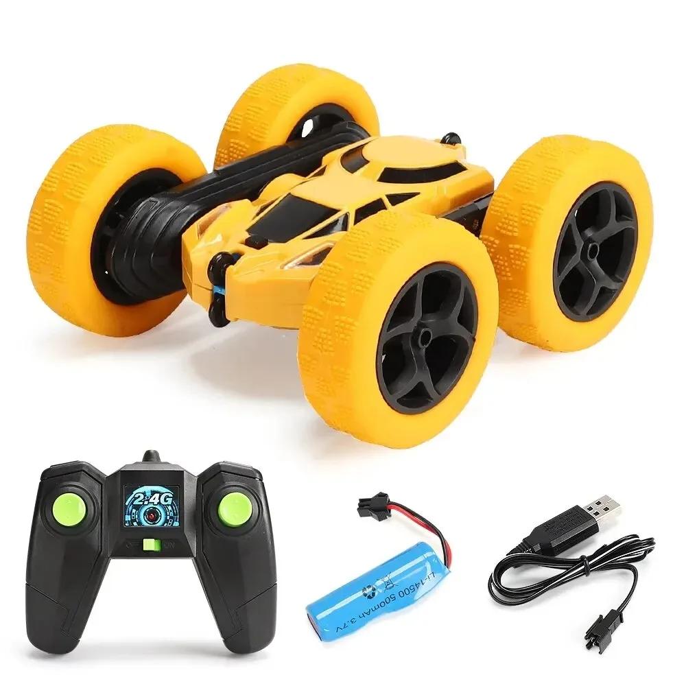 Carro dublê rc para crianças, dupla face, controle remoto 2.4g, rotação direita 360, off road, drift, carro rc, presentes para crianças, adultos, meninos - Image 1