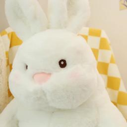 Coelho preguiçoso gigante Soft Plush Dolls, Coelhinho branco bonito, Brinquedos de animais, Baby Sleep Pillows, Almofada, Crianças, Girl Birthday Gift, Decoração Kawaii - Image 6