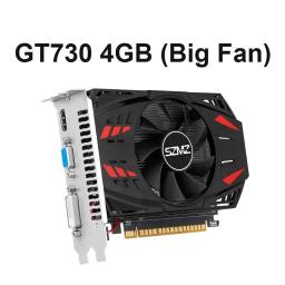 Placa gráfica SZMZ geforce GT730 4GB com porta HDMI-compatible VGA DVI placa de vídeo GT 730 não 710 4GB GPU . (Se você compra de um armazém no Brasil,  é isento de impostos .) - Image 2