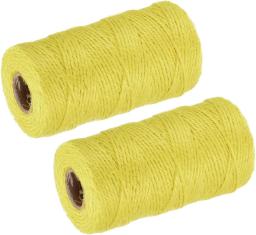 Fio de juta para presentes Embrulho e Embalagem, Eco-friendly, 100% Fibra Natural, 3Bly Cânhamo, Corda de Sisal - Image 1