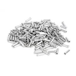 100 pçs linha de bicicleta tubo cauda tampas de extremidade linha de freio desviador mudança fio tampas dicas crimpagens mtb bicicleta tampa do cabo de freio - Image 2